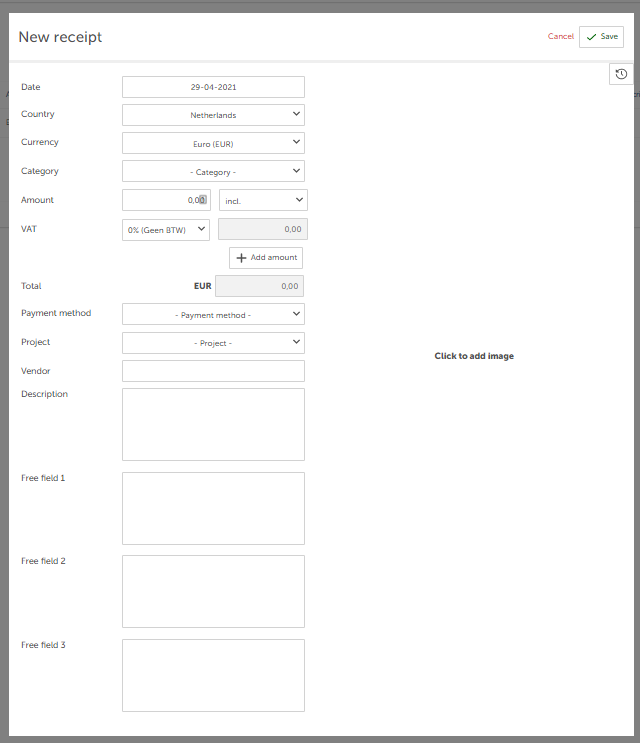 How do I set up an Alias for the Expense fields?