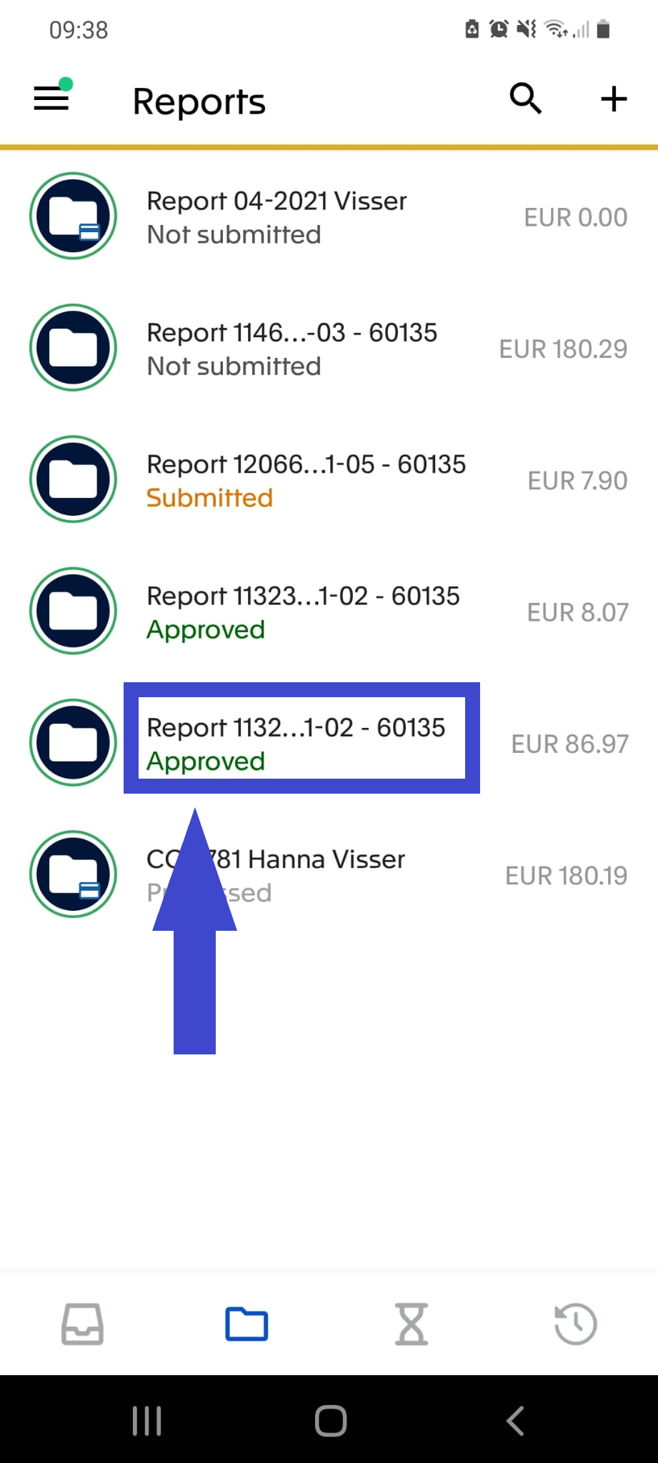 How do I know if my report has been approved?